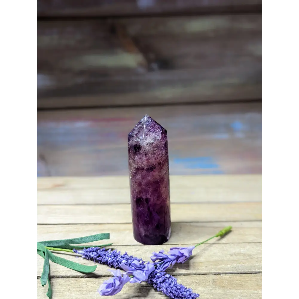 Purple Fluorite Cylinder Tower - 9 - Towers