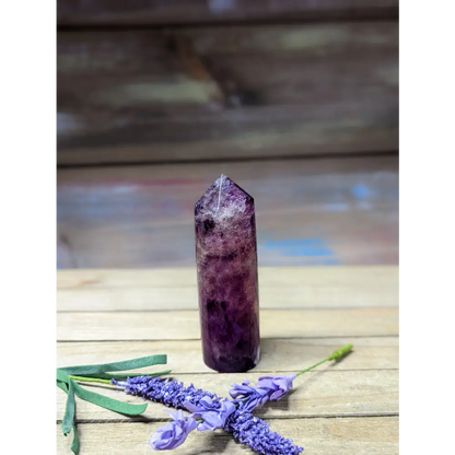 Purple Fluorite Cylinder Tower - 9 - Towers