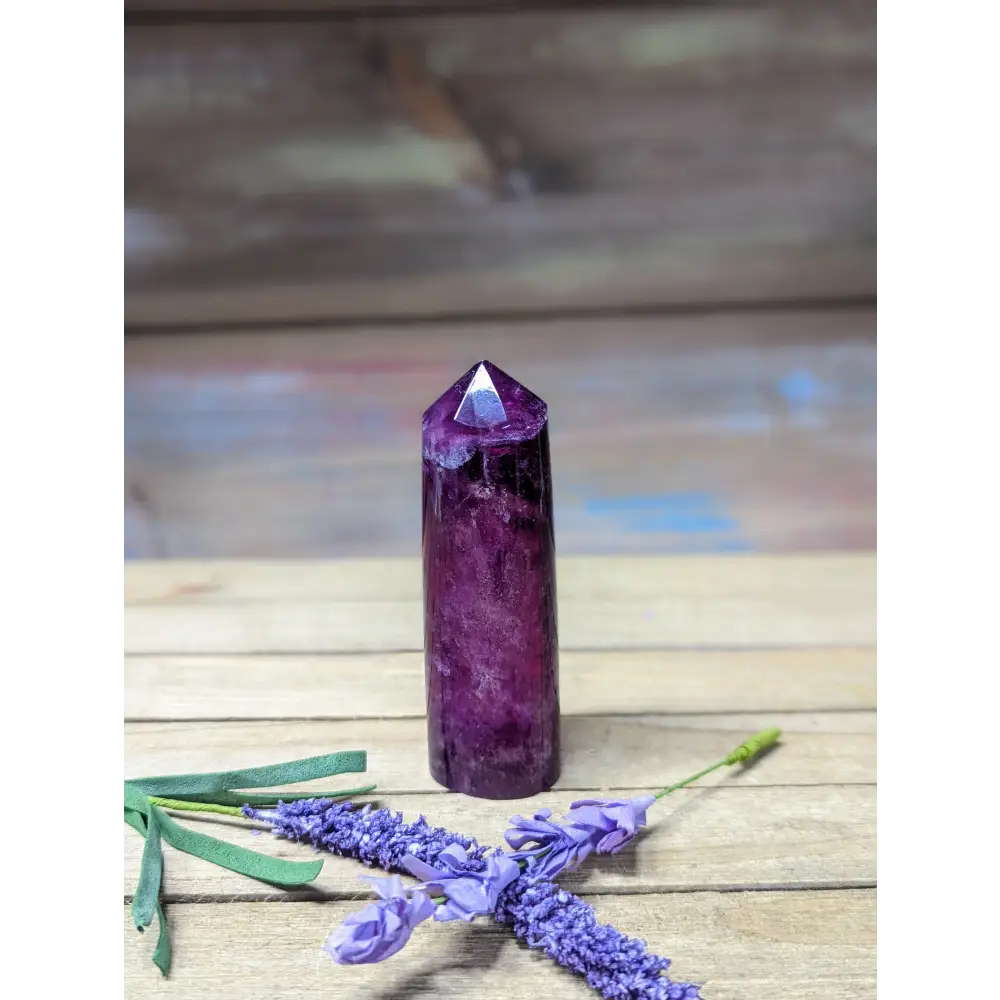 Purple Fluorite Cylinder Tower - 14 - Towers