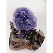 💜✨ Purple Gemy Fluorite with Stand – Clarity Intuition and Majestic Energy 🌟 - Specimens