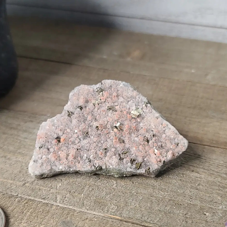 Pyrite on Quartz Clusters - 13 - Specimens