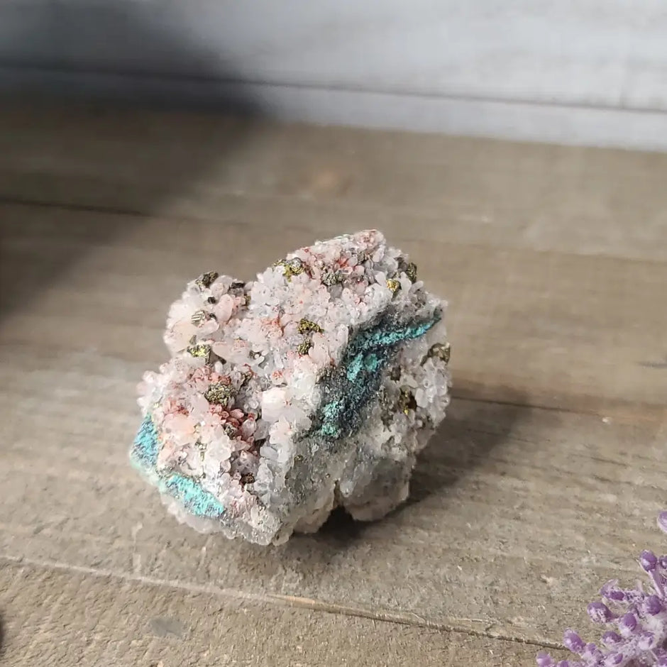 Pyrite on Quartz Clusters - 11 - Specimens