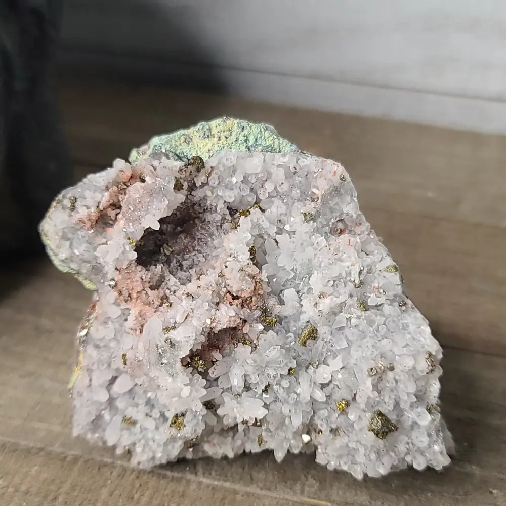 Pyrite on Quartz Clusters - 28 - Specimens