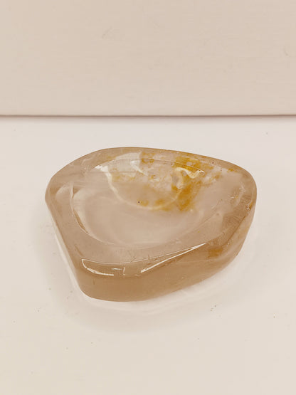 🤍✨ Quartz Crystal Bowl – Clarity Amplification and Sacred Storage 🌟 - 14 - Carvings