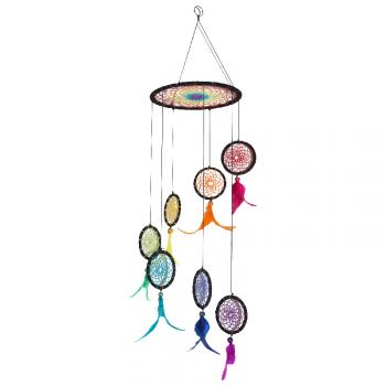 🌈✨ Rainbow Dreamcatcher – Vibrant Protection Joyful Energy and Sweet Dreams! 💤