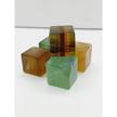 🌈✨ Rainbow Fluorite Cube or Octahedron 1 Inch – Clarity Balance and Sacred Geometry 🌀 - Cube - Tumbles