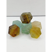 🌈✨ Rainbow Fluorite Cube or Octahedron 1 Inch – Clarity Balance and Sacred Geometry 🌀 - Octahedron - Tumbles