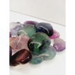 🌈💚 Rainbow Fluorite Heart – Focus Harmony and Intuitive Clarity 💜 - Rainbow Fluorite Hearts 1.25’’- 1.75’’ - Carvings