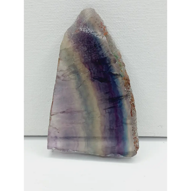🌈✨ Rainbow Fluorite Slab – Clarity Harmony and Vibrant Energy 💜 - 14 - 3.5’’ - Specimens