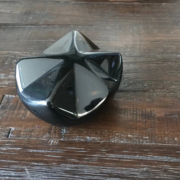 Rainbow Obsidian Freeforms & Stars - Star - 1 - Carvings