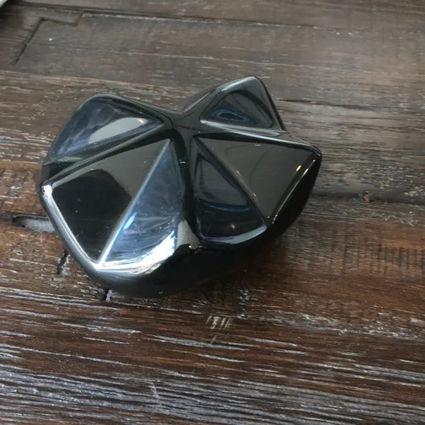 Rainbow Obsidian Freeforms & Stars - Star - 2 - Carvings