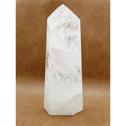 🌈✨ Rainbow Quartz Tower – Joy Clarity and Magical Light 🤍 - 16 - 6.5’’ - Towers
