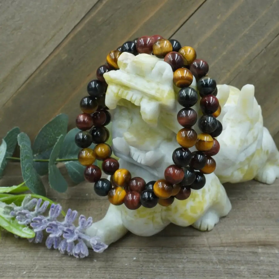 Rainbow Tigers Eye Bracelet - 8mm - OMC BRACELETS