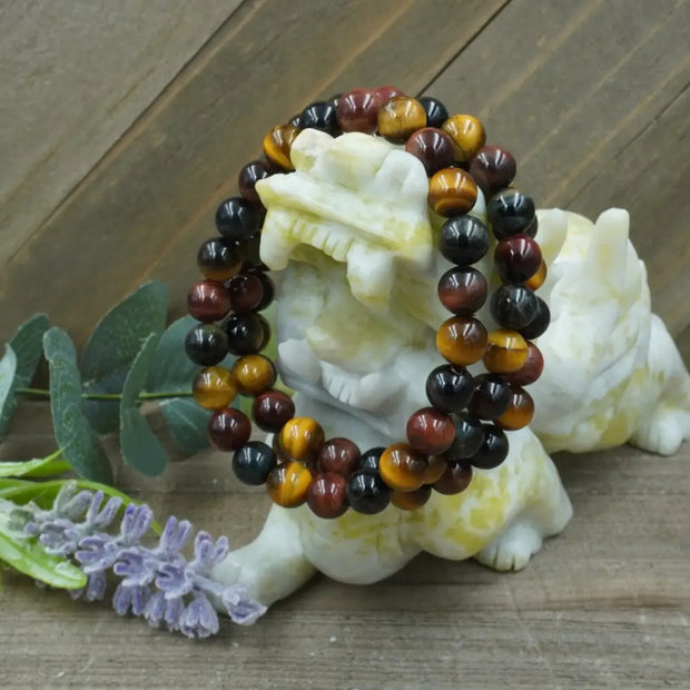 Rainbow Tigers Eye Bracelet - 8mm - OMC BRACELETS
