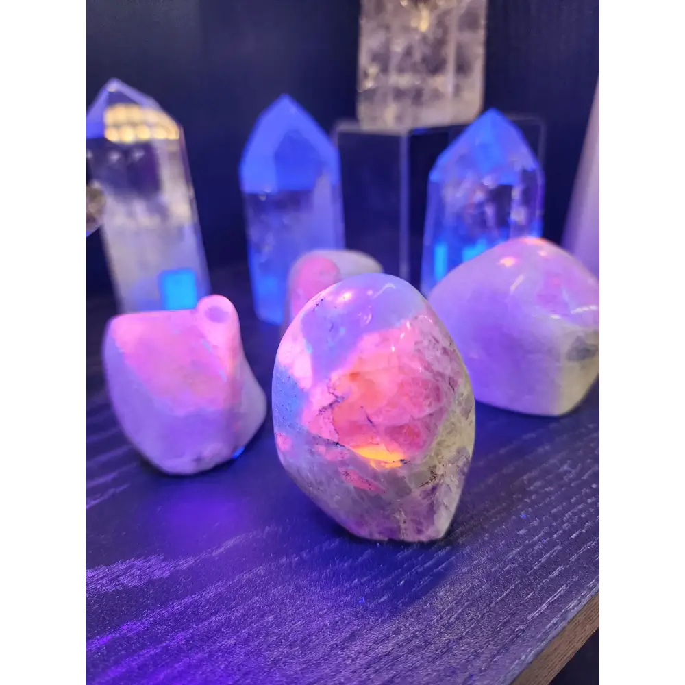 🟣✨ RARE FIND! Purple Hackmanite Freeform – UV Reactive Crystal Wonder! 🌌 - Free Forms