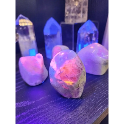 🟣✨ RARE FIND! Purple Hackmanite Freeform – UV Reactive Crystal Wonder! 🌌 - Free Forms
