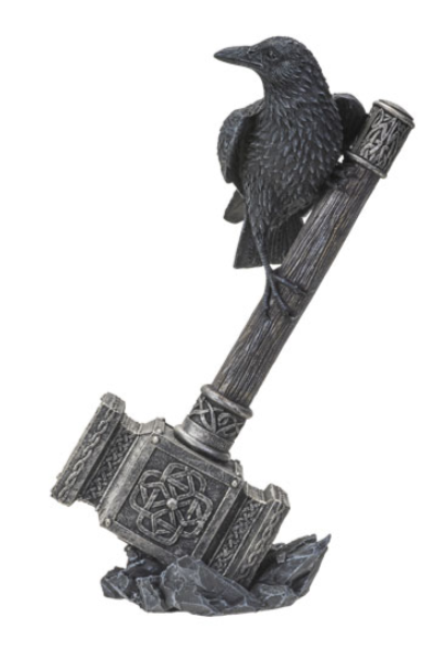 Raven on Thor’s Hammer - Statues