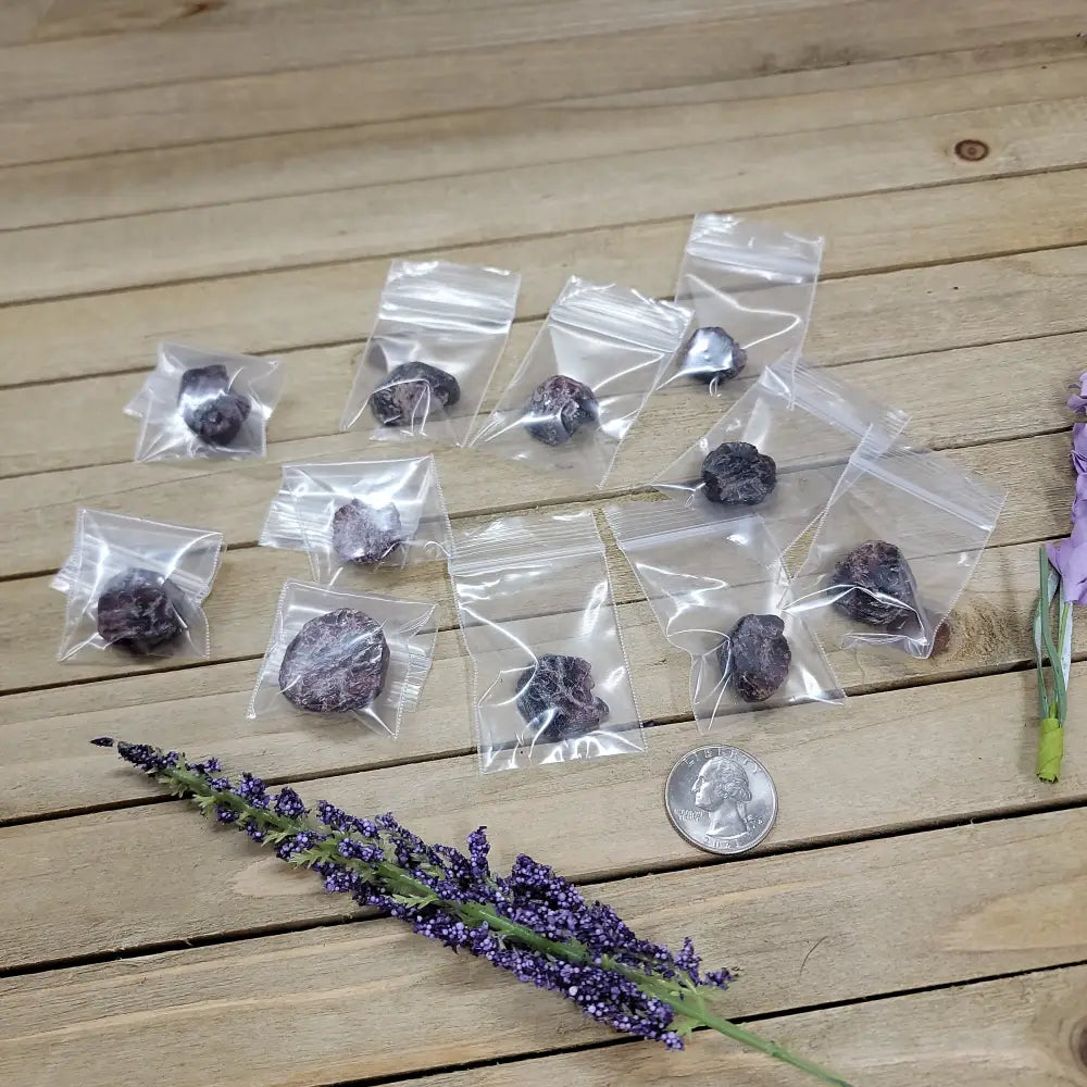 Raw Garnet Tumbles Specimens - Chunk Bags - Tumbles