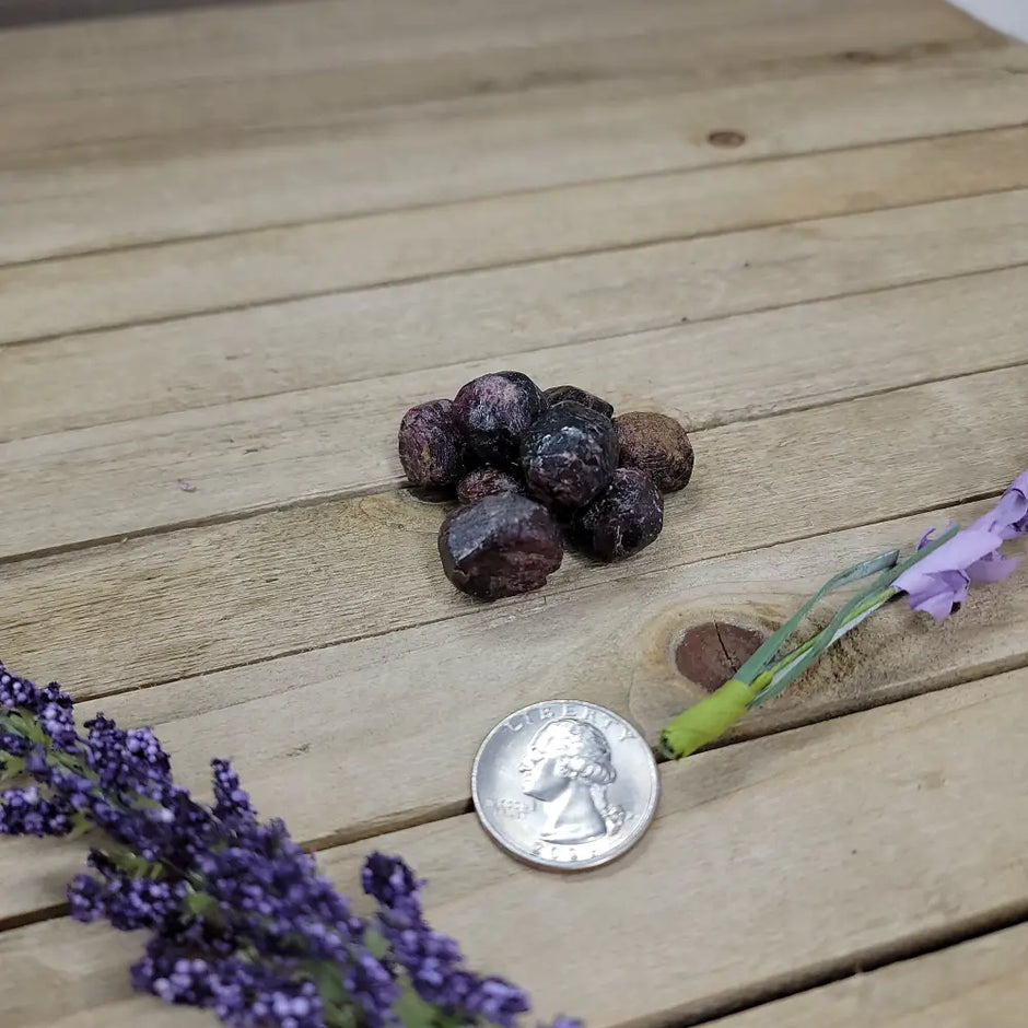 Raw Garnet Tumbles Specimens - MED - Tumbles