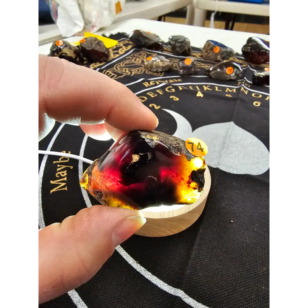 🔥 Red Amber from Sumatra - 1’’ to 1.5’’ Chunks ✨ - Small-74 - Specimens