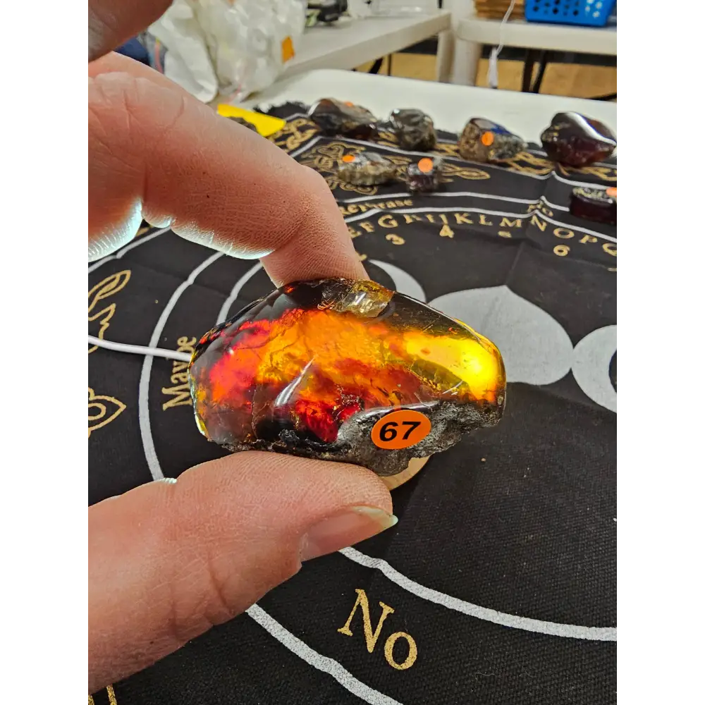 🔥 Red Amber from Sumatra - 1’’ to 1.5’’ Chunks ✨ - Small-67 - Specimens