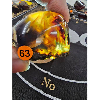 🔥 Red Amber from Sumatra - 1’’ to 1.5’’ Chunks ✨ - Medium-63 - Specimens