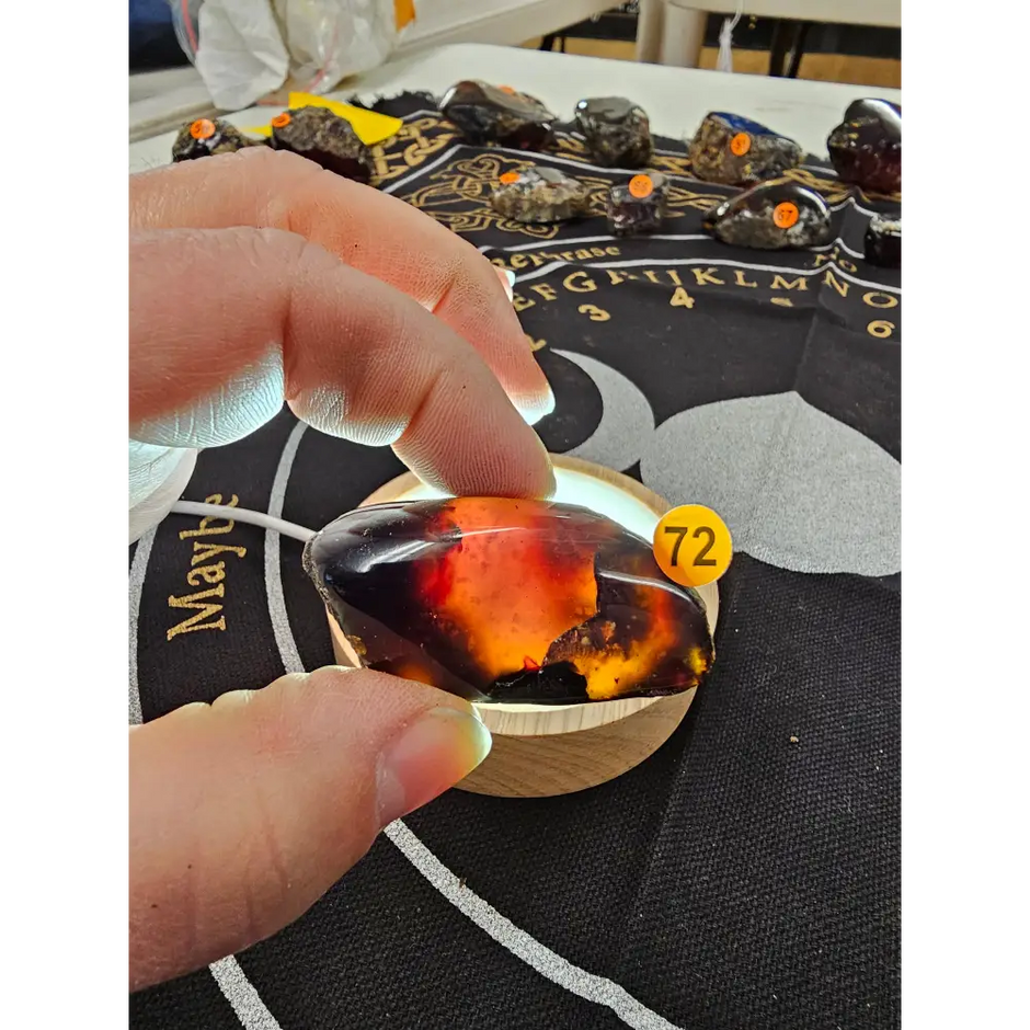 🔥 Red Amber from Sumatra - 1’’ to 1.5’’ Chunks ✨ - Small-72 - Specimens