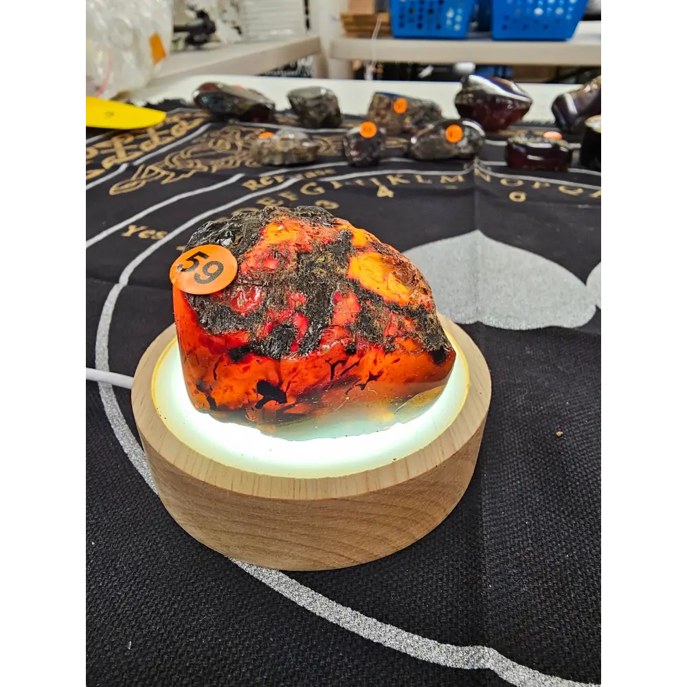 🔥 Red Amber from Sumatra - 1’’ to 1.5’’ Chunks ✨ - Medium-59 - Specimens