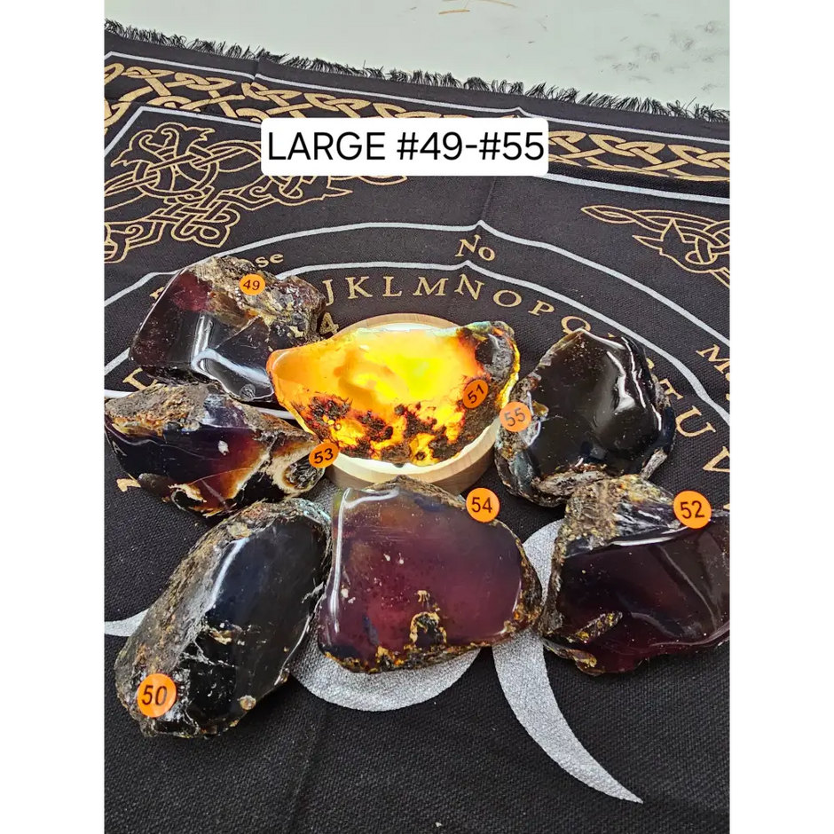 🔥 Red Amber from Sumatra - 1’’ to 1.5’’ Chunks ✨ - Specimens