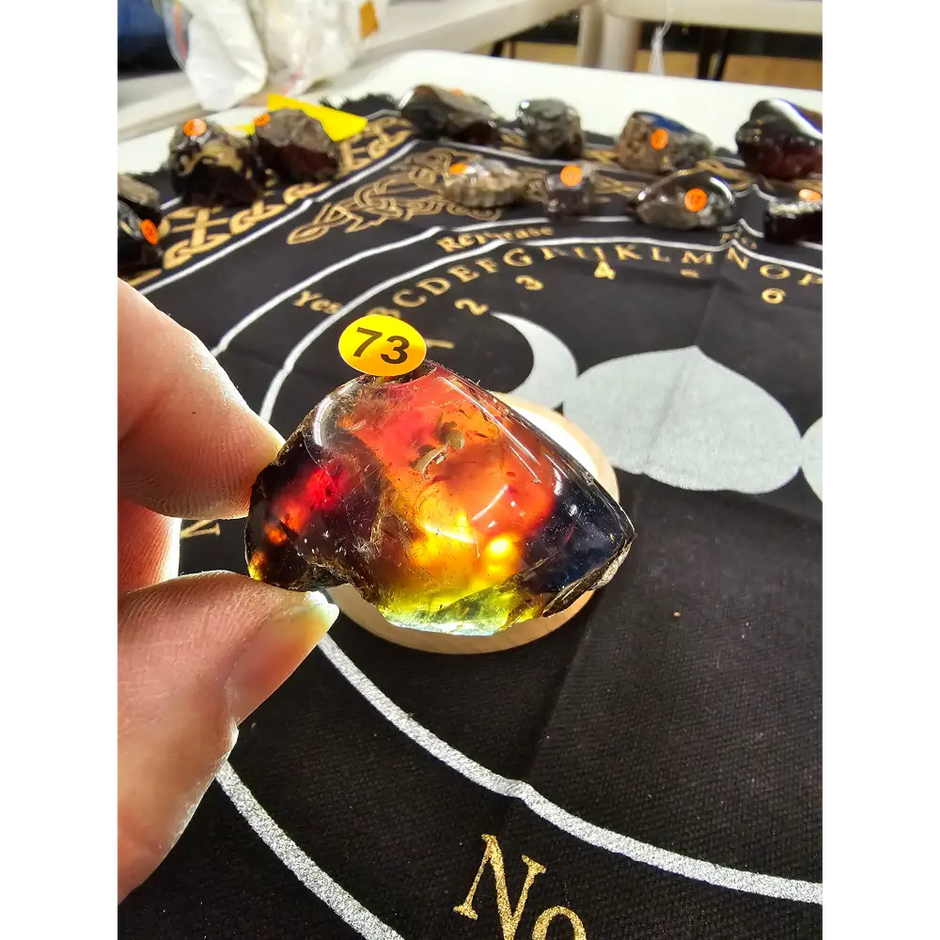 🔥 Red Amber from Sumatra - 1’’ to 1.5’’ Chunks ✨ - Small-73 - Specimens