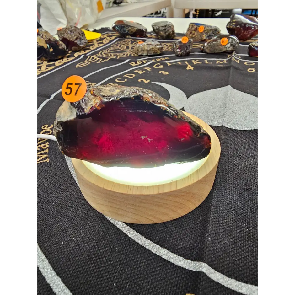 🔥 Red Amber from Sumatra - 1’’ to 1.5’’ Chunks ✨ - Medium-57 - Specimens