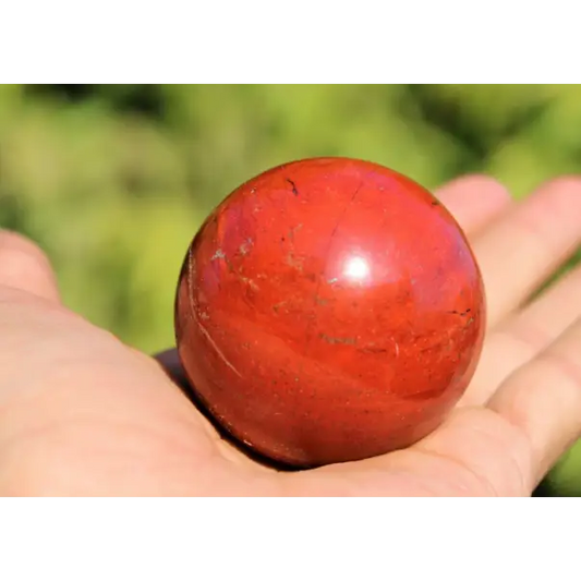 🔴🌱 Red Jasper Spheres (2.25’’ to 1.75’’) – Grounding Vitality and Courage! 🌱🔴 - 2.25’’ - Spheres