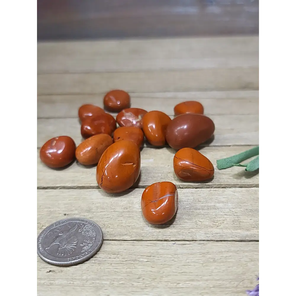 Red Jasper Tumbles - Tumbles