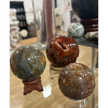 Red Moss Agate Spheres - Spheres