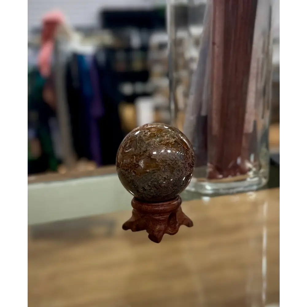 Red Moss Agate Spheres - 3 - Spheres