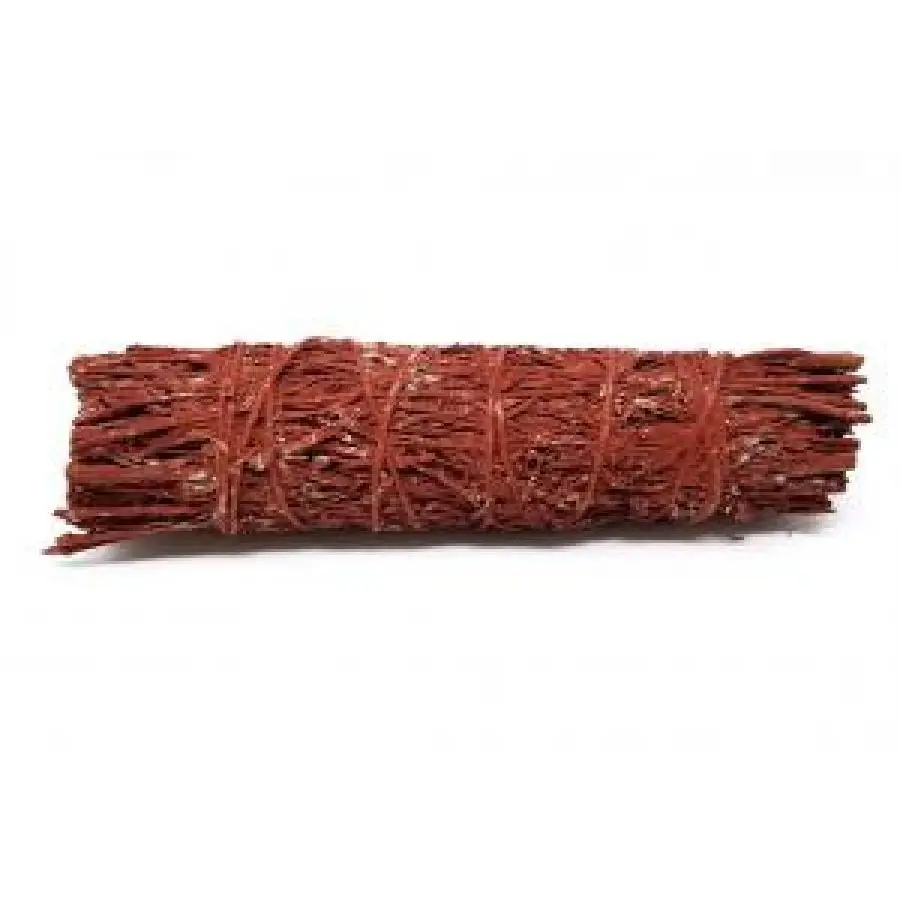 Red Smudge Sage 3-4’’ (mountain sage mix with dragon’s blood resin) - Incense & Burners