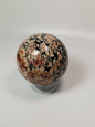 🔴❄️ Red Snowflake Obsidian Sphere 2.5’’ – Balance & Strength ❄️🔴 - 1 - Spheres