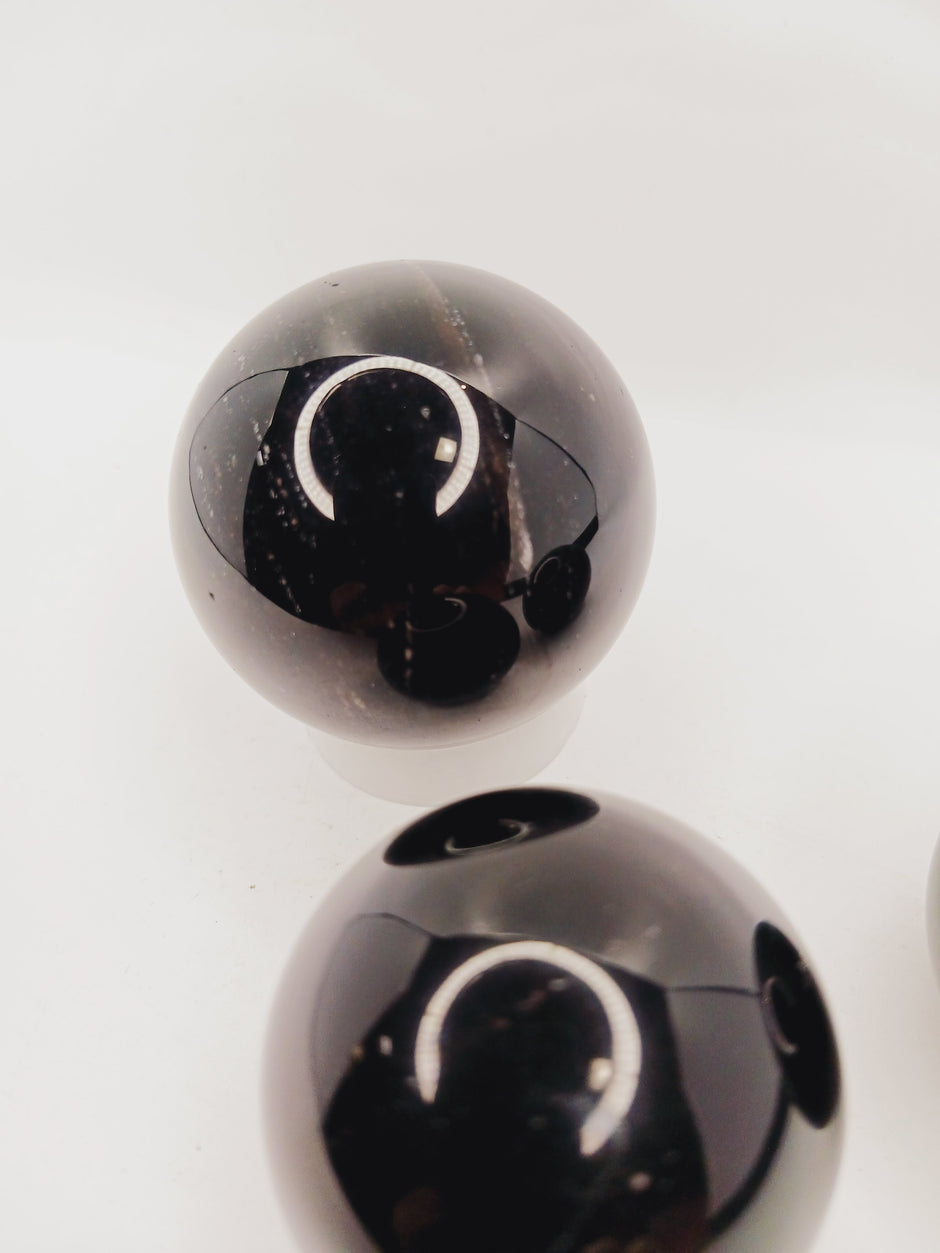 Apache Tear (Ice Obsidian) Spheres 2 - 2.5