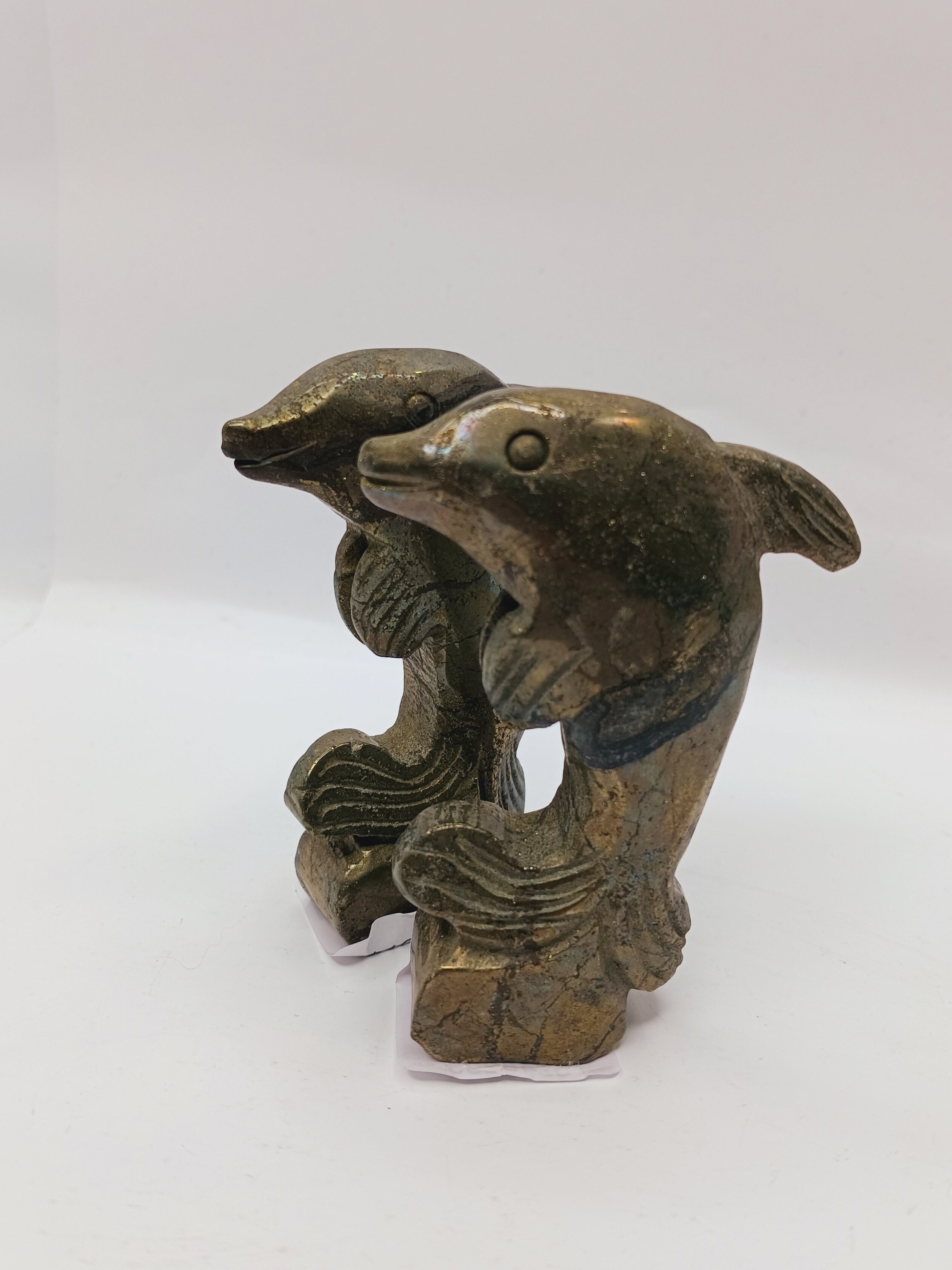 Pyrite Dolphin (3 Inch) – Confidence, Protection and Abundance Crystal Carving