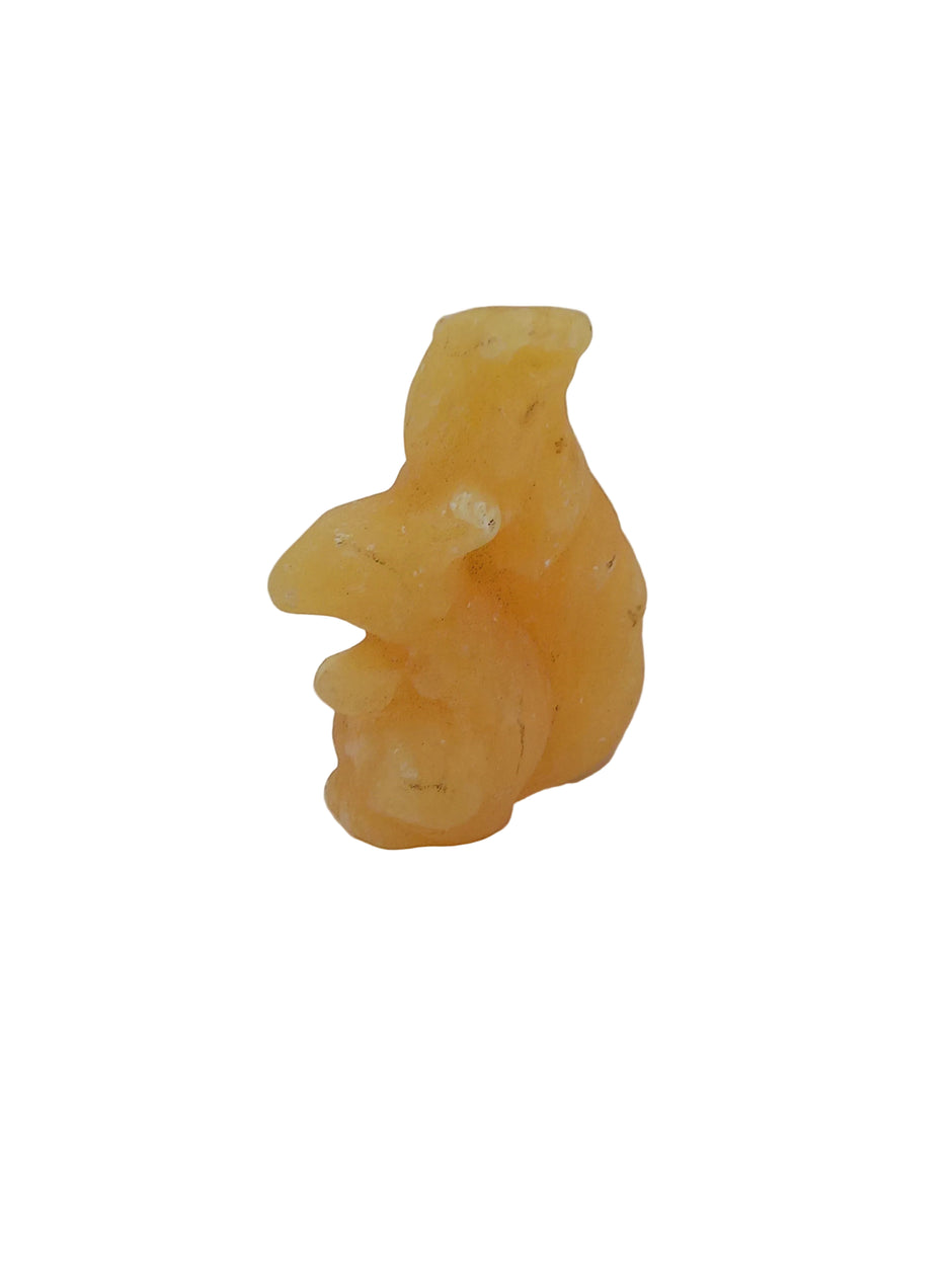 Mini Crystal Squirrel Figurine (0.5" Tall) – Choose Your Stone Squirrel