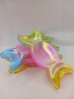 Triple Moon Selenite Aura Coated Offering Bowl (6.25
