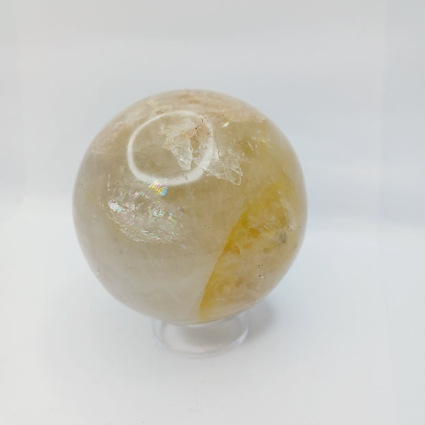 2.25-3" Radiant Harmony: Fire Quartz Golden Healer Sphere