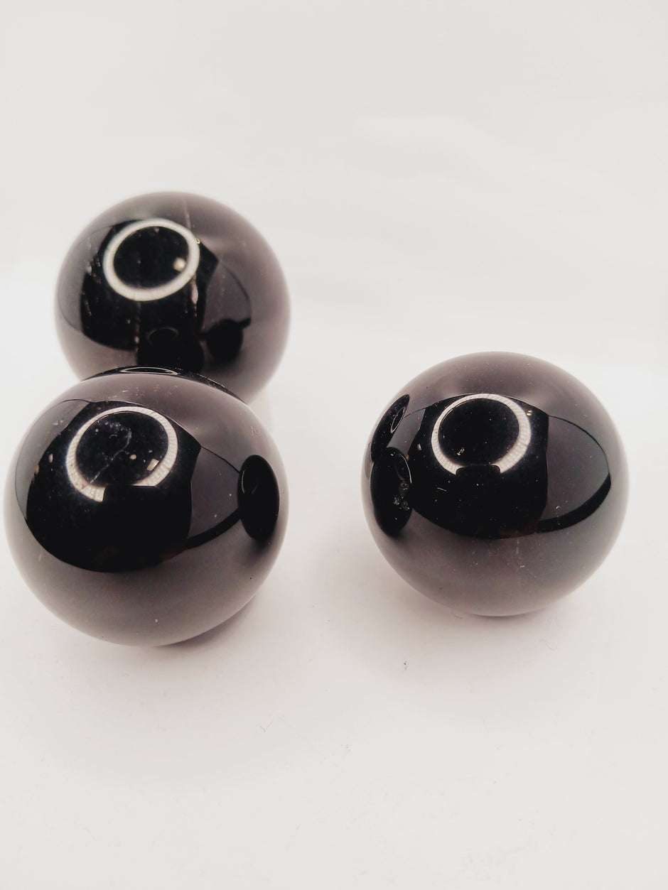 Apache Tear (Ice Obsidian) Spheres 2 - 2.5