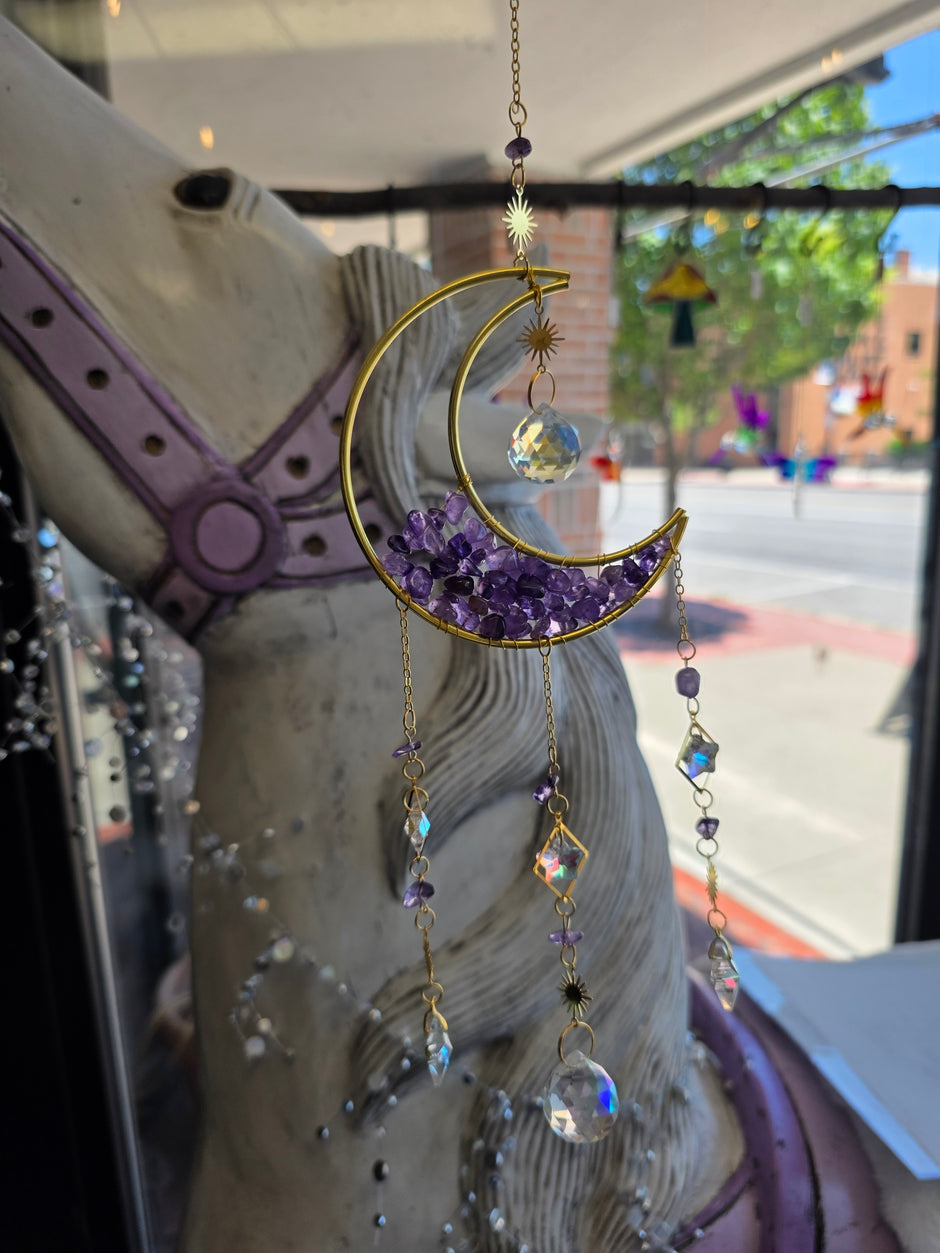 Amethyst Moon Crystal Prism (Star Prisms)