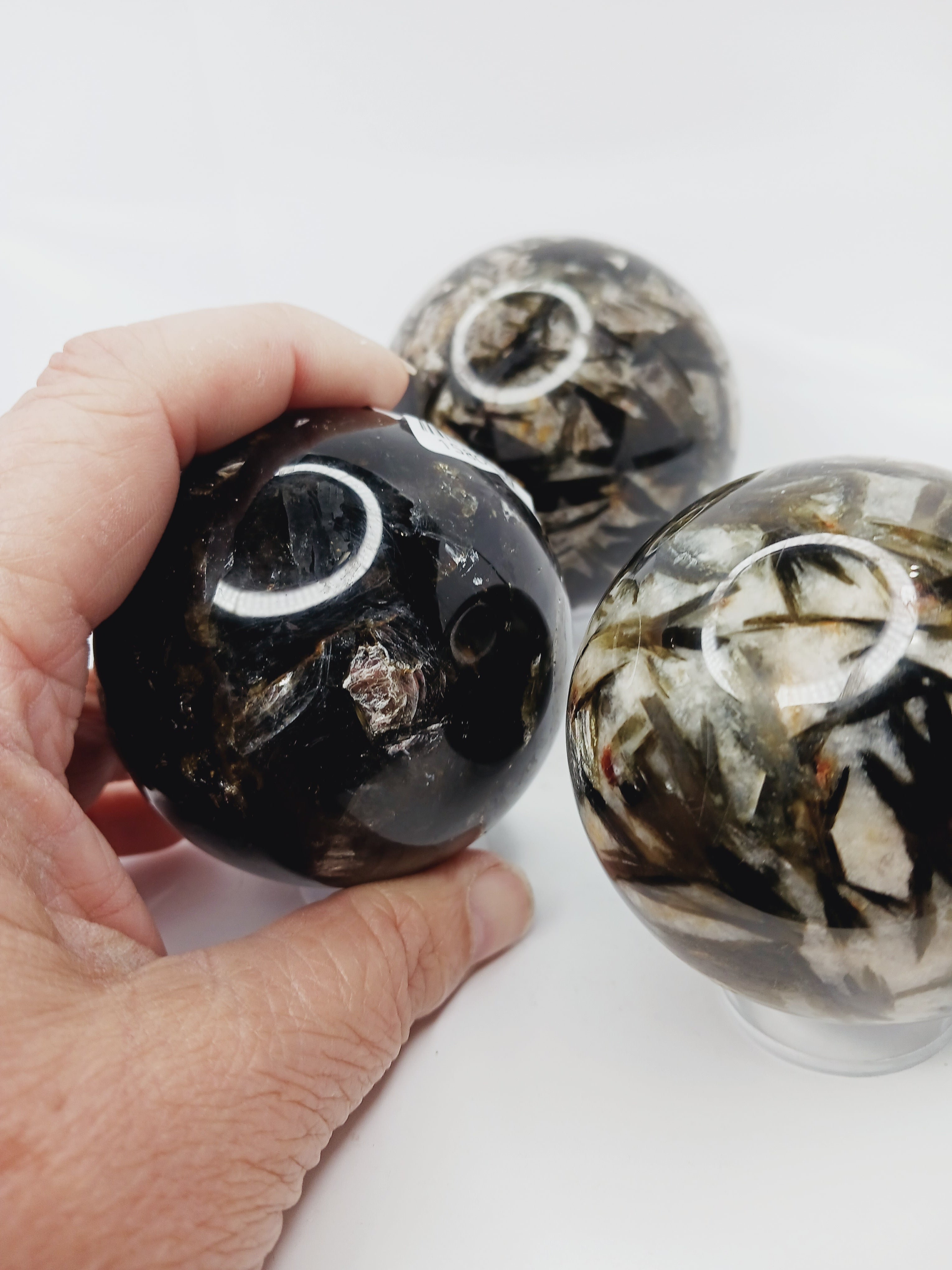 Green Mica Spheres