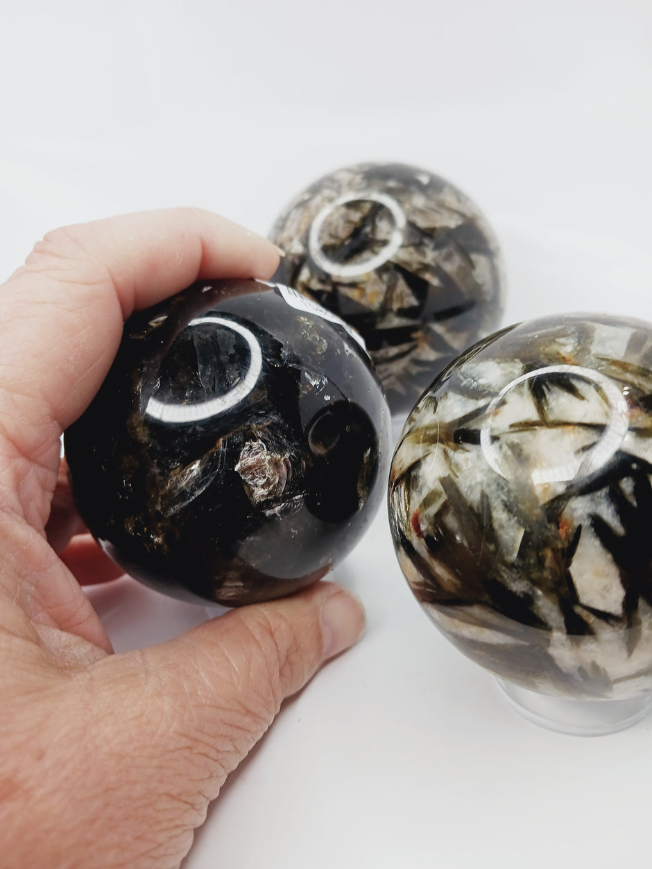 Green Mica Spheres