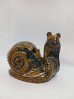 Mountain Jasper and Jade Alien Figurine (4