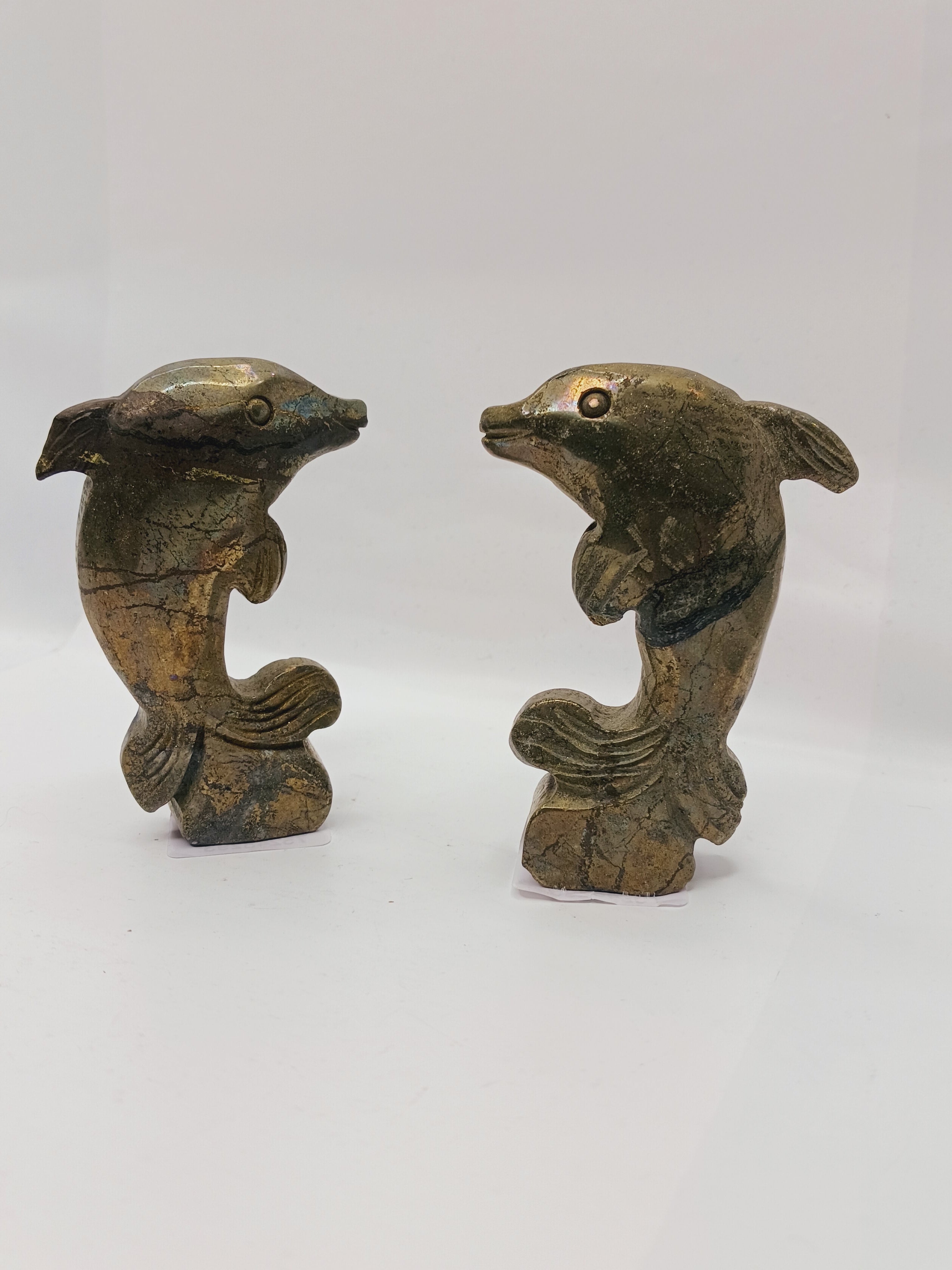 Pyrite Dolphin (3 Inch) – Confidence, Protection and Abundance Crystal Carving