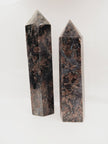 Huge Astrophyllite (Afvedsonite) and Garnet Tower – Cosmic Insight, Strength and Manifestation ✨