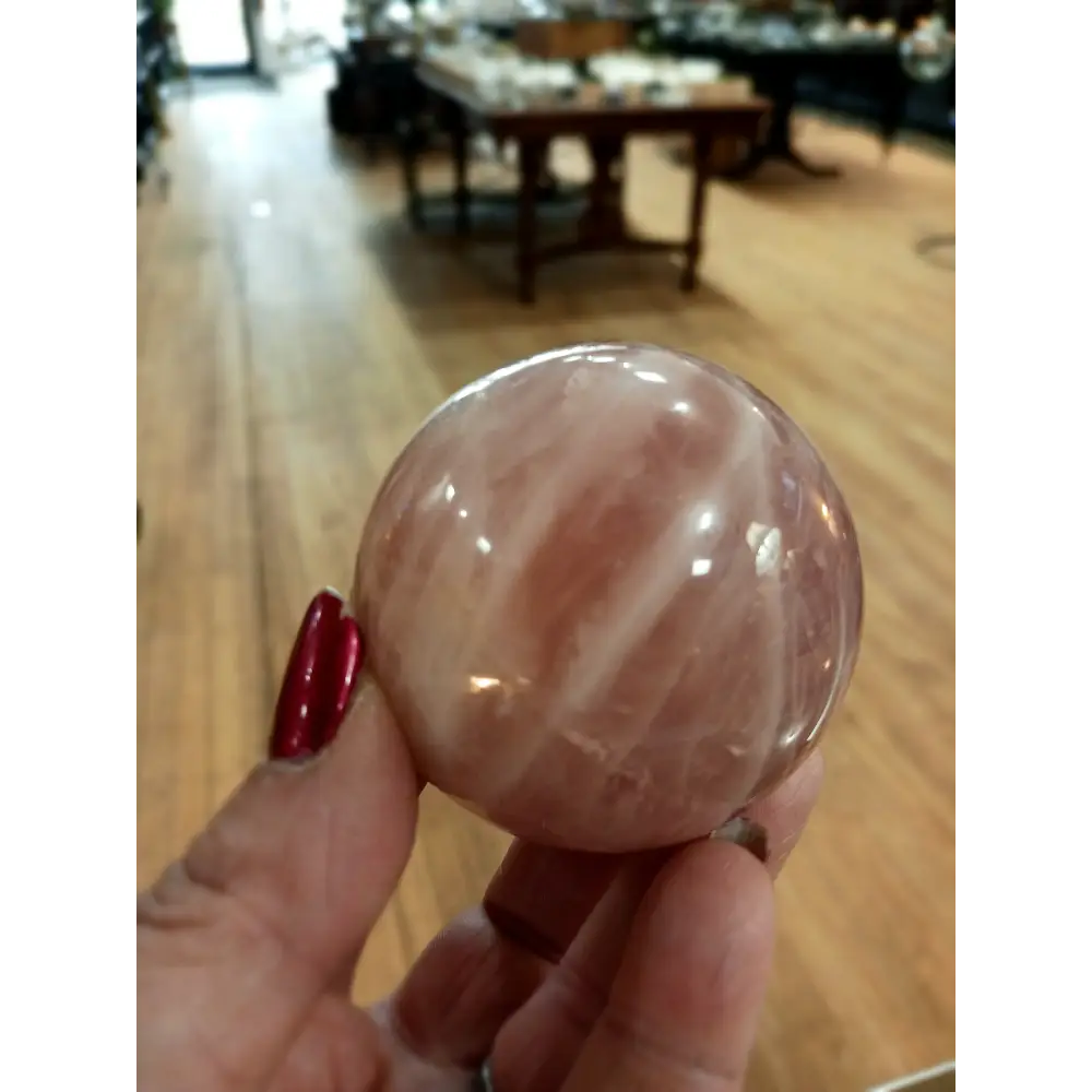 🌹💗 Rose Quartz Sphere – Love Compassion and Heart Healing! 💗🌹 - large - Spheres